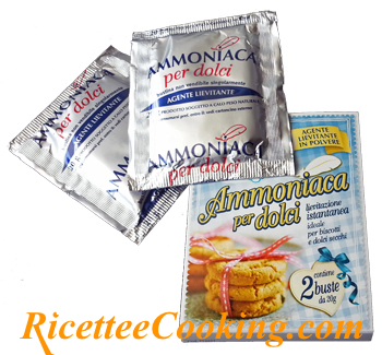 arbonato di ammonio (o ammoniaca) per dolci